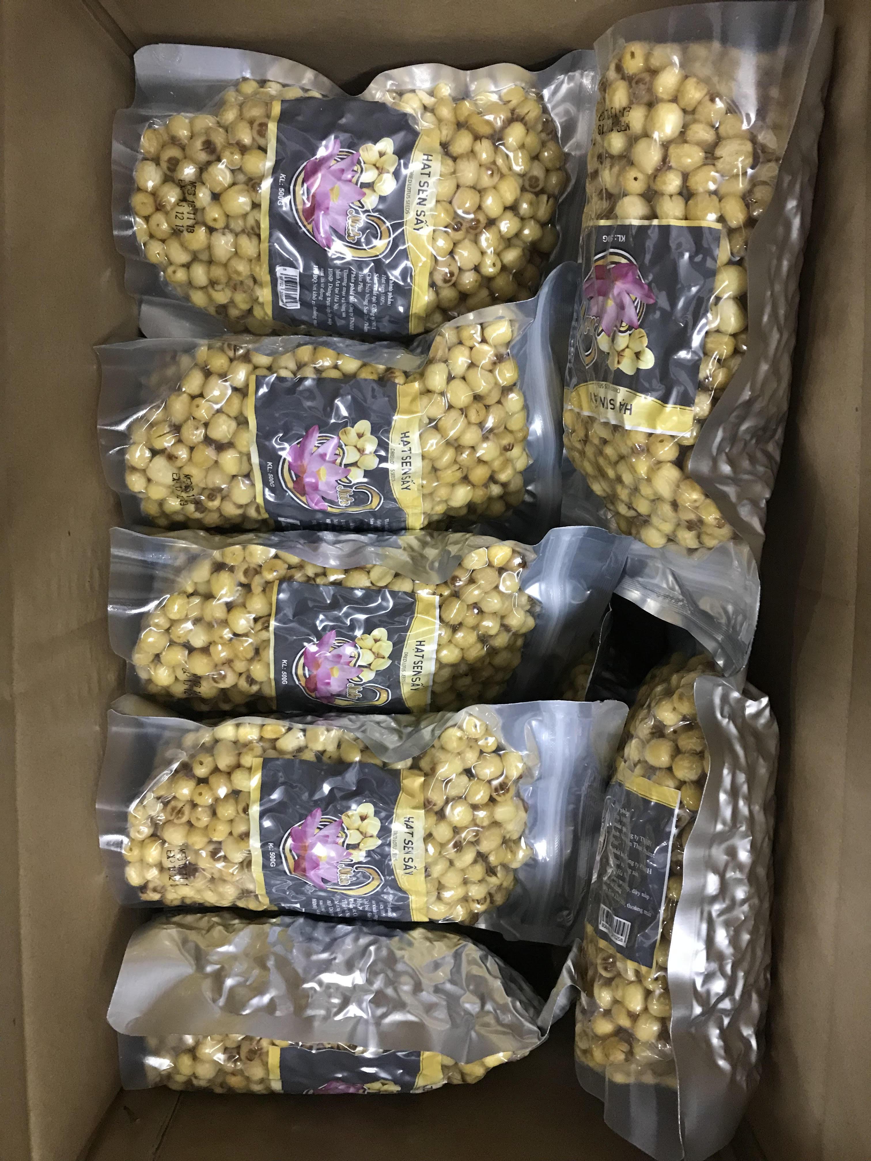 Hạt sen sấy khô 500g loại 1