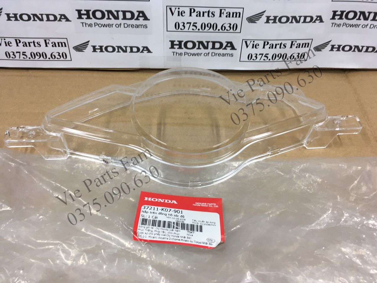 MẶT KÍNH ĐỒNG HỒ WAVE RSX SIÊU NHÂN/ WAVE RSX 110 2012-2013, CHÍNH HIỆU HONDA MOTOR VN