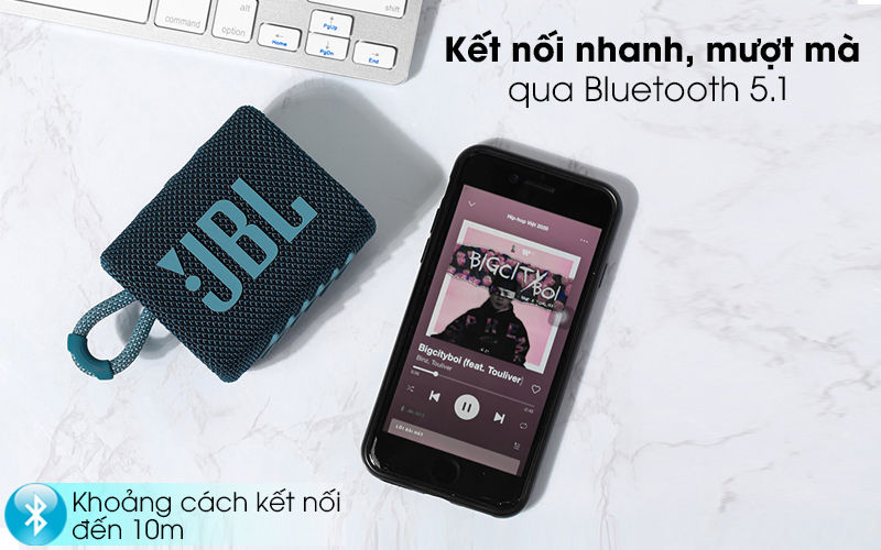 Loa Bluetooth JBL Go3 , Loa Nghe Nhạc Công Suất Lớn, Loa Bluetooth Bass Mạnh, Kháng Nước và Bụi IP67, Công Nghệ JBL Pro Sound, Kiểu Dáng Di Động, Kết Nối Bluetooth 5.1, BH uy tín 1 đổi 1