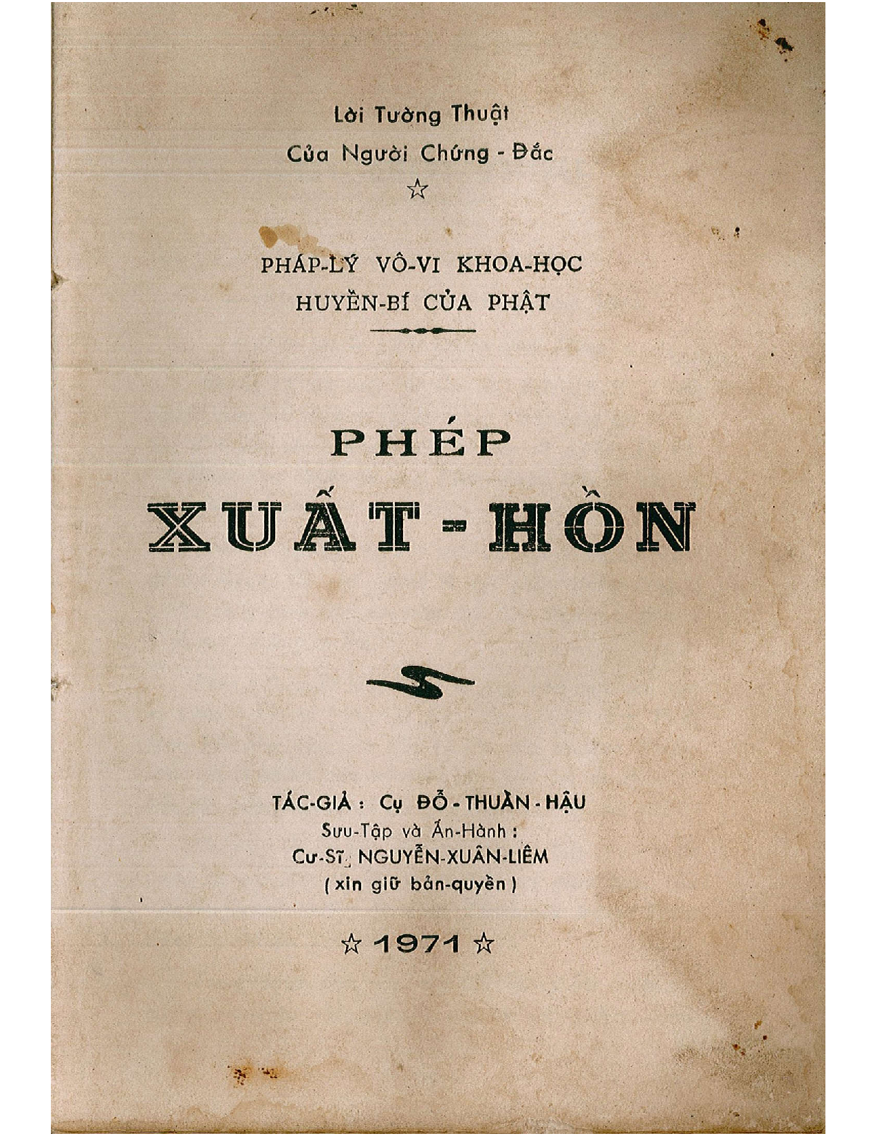 Sách Phép Xuất Hồn