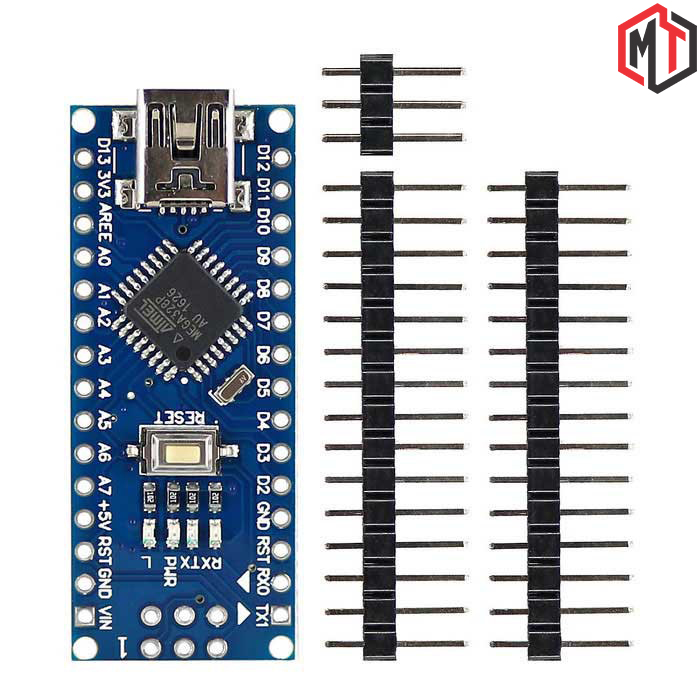 Mạch Arduino Nano v3 Mini USB CH340  Atmega328P (Chưa hàn chân)