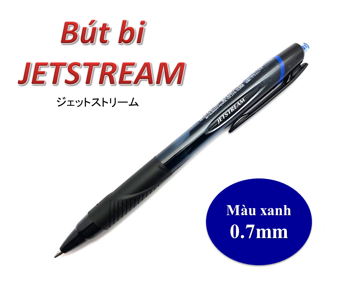 Bút Bi Bấm Uni Jetstream nét 0.7 mm