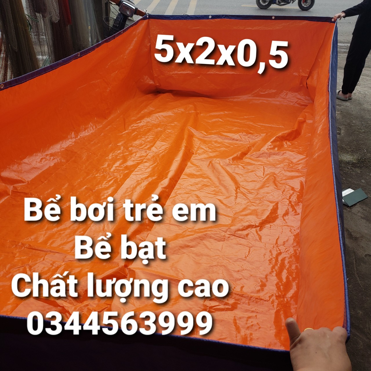Bể bơi bạt, bể bơi trẻ em - 5*2*0,5 - 3*2*0,5