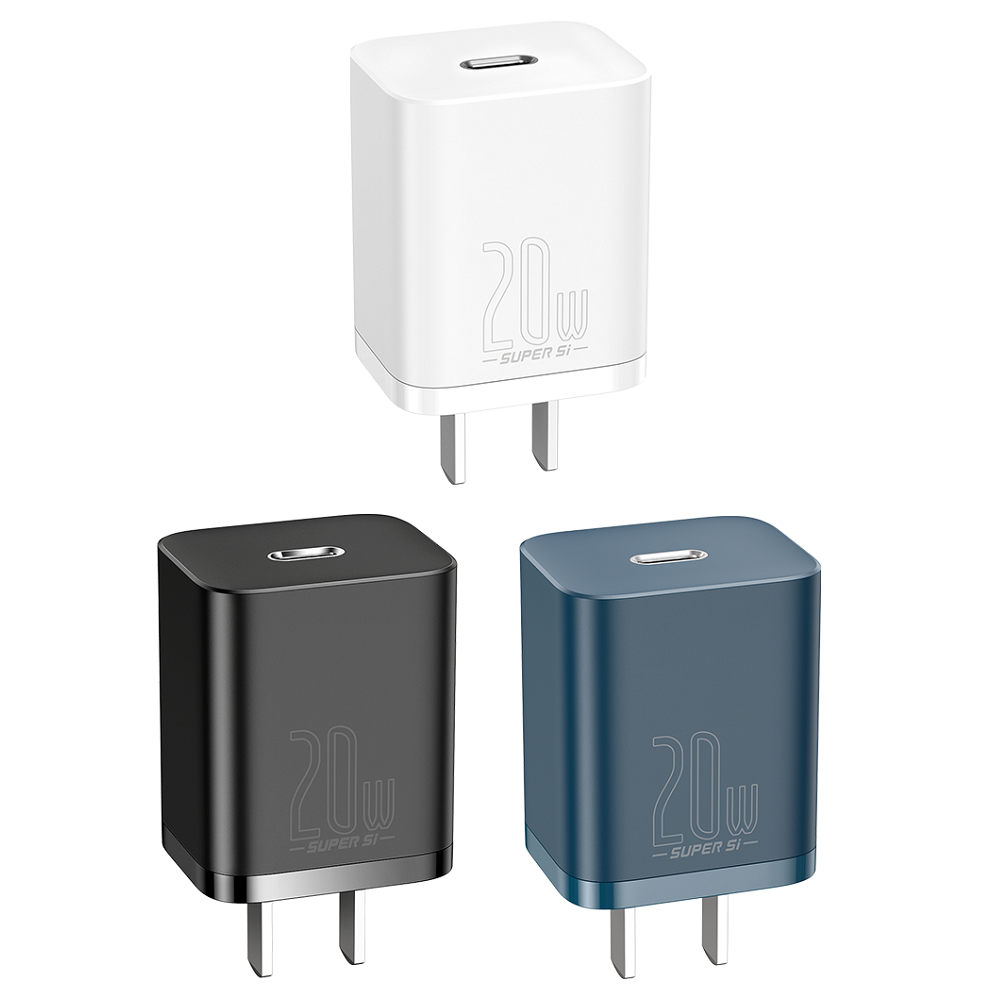Cốc sạc 2 cổng Baseus TC-012 speed mini dual U - công suất 10.5W (nhiều màu)