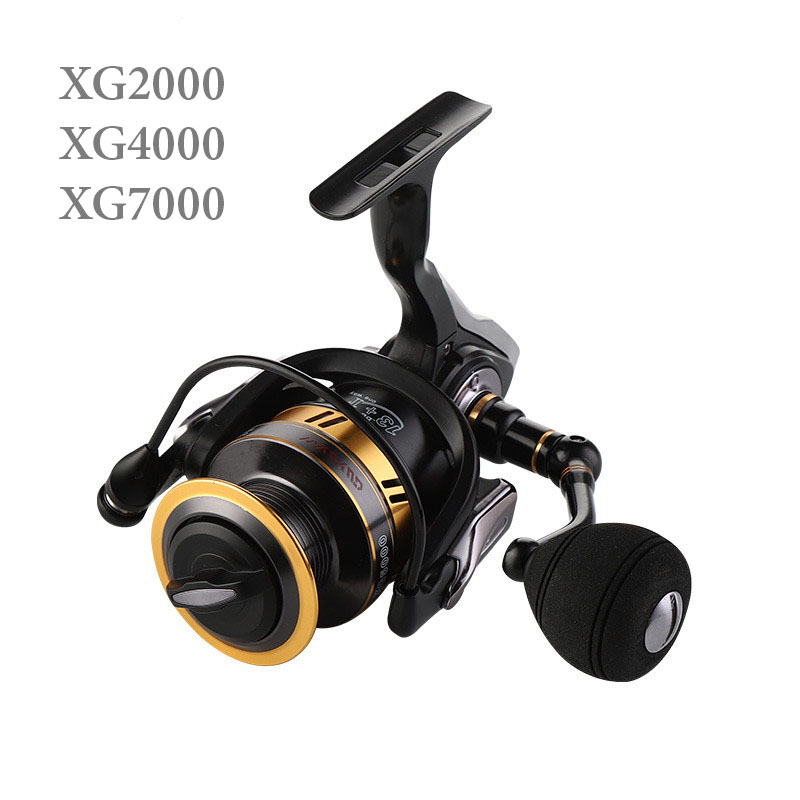 Máy câu cá kim loại xg2000-4000-7000 vòng bi 13+1bb - máy câu cá