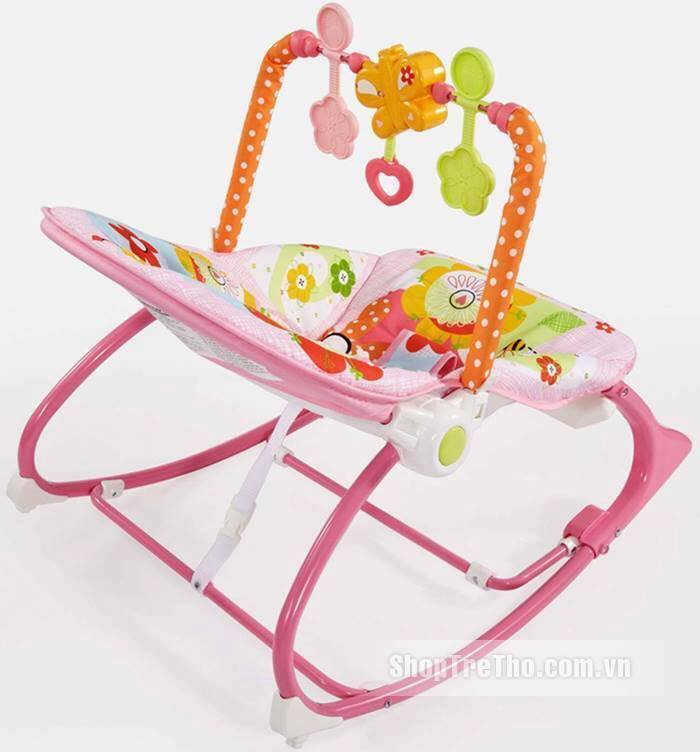 Ghế rung cho bé-Ghế rung IBaby  ( Có nhạc,màn che muỗi, đồ chơi, bập bênh )