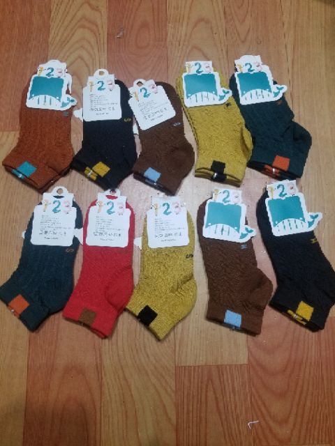 Set 10 Đôi Tất Len Gân Cho Bé 123( 10 Đôi )