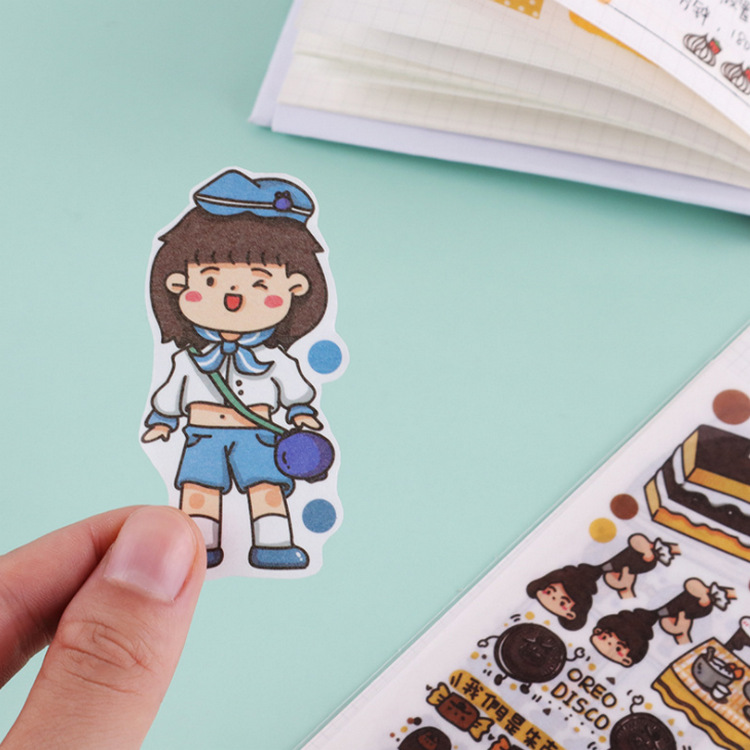 Bộ sticker bé bánh ngọt