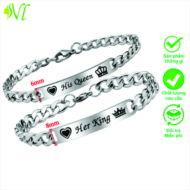 Vòng tay đôi nhiều mẫu không đen không gỉ xài nước tốt- Ngừ Đẹp Vì Lụa