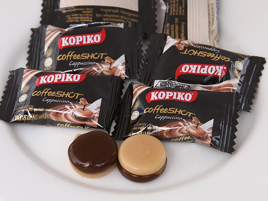 Kẹo cà phê sữa Kopiko Cappuccino hũ 600g