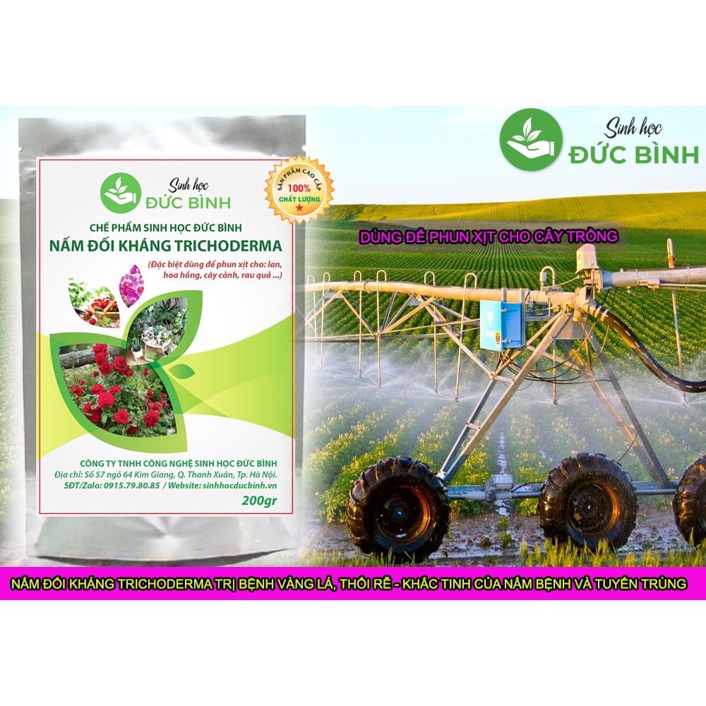 Trichoderma dạng phun tưới chống nấm cho cây hoa, cây cảnh (mùa mưa rất rất cần)