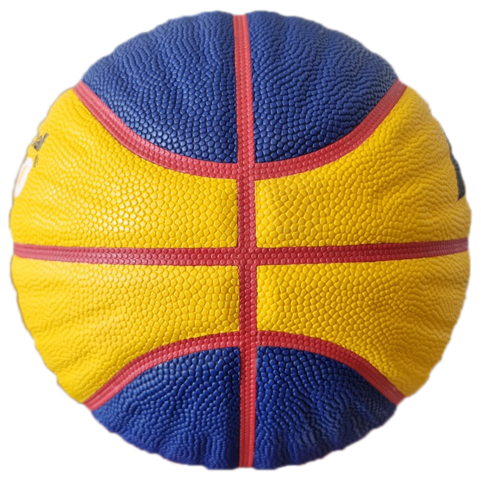 Bóng Rổ Da AKpro 3x3 Vàng-Xanh