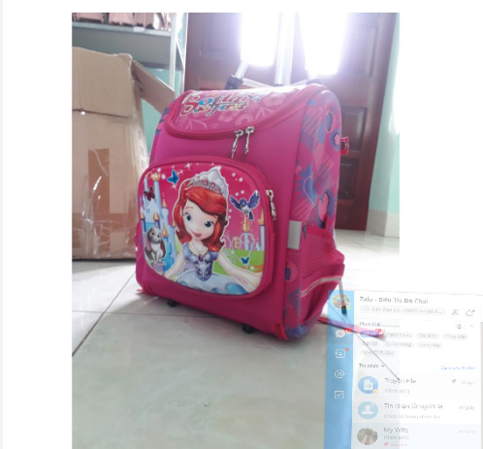 CẶP SÁCH CHỐNG GÙ CHO BÉ GÁI