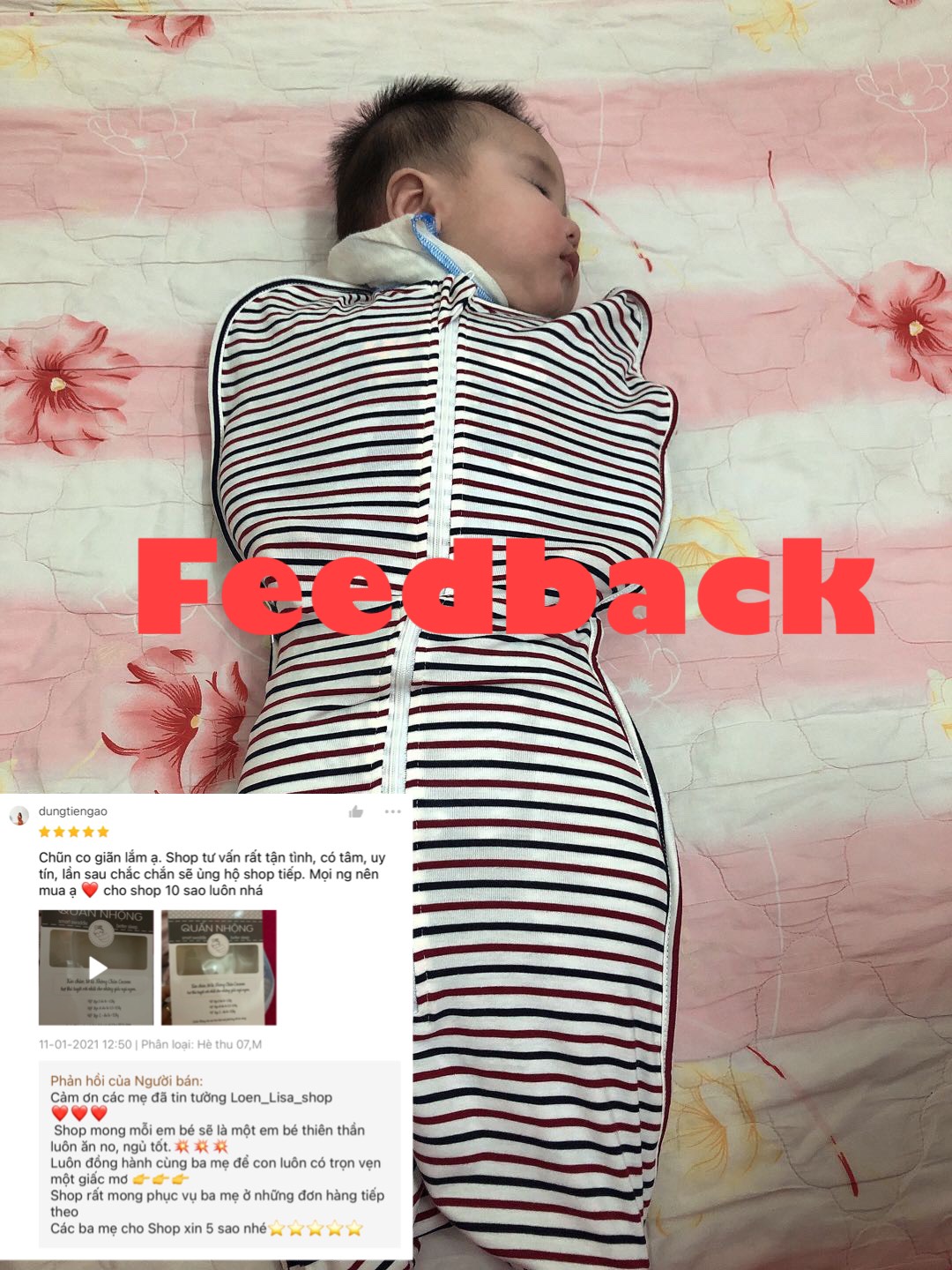 SIZE S [CHÍNH HÃNG] FREE SHIP NHỘNG CHŨN COCOON [GIÚP BÉ NGỦ NGON SÂU GIẤC]
