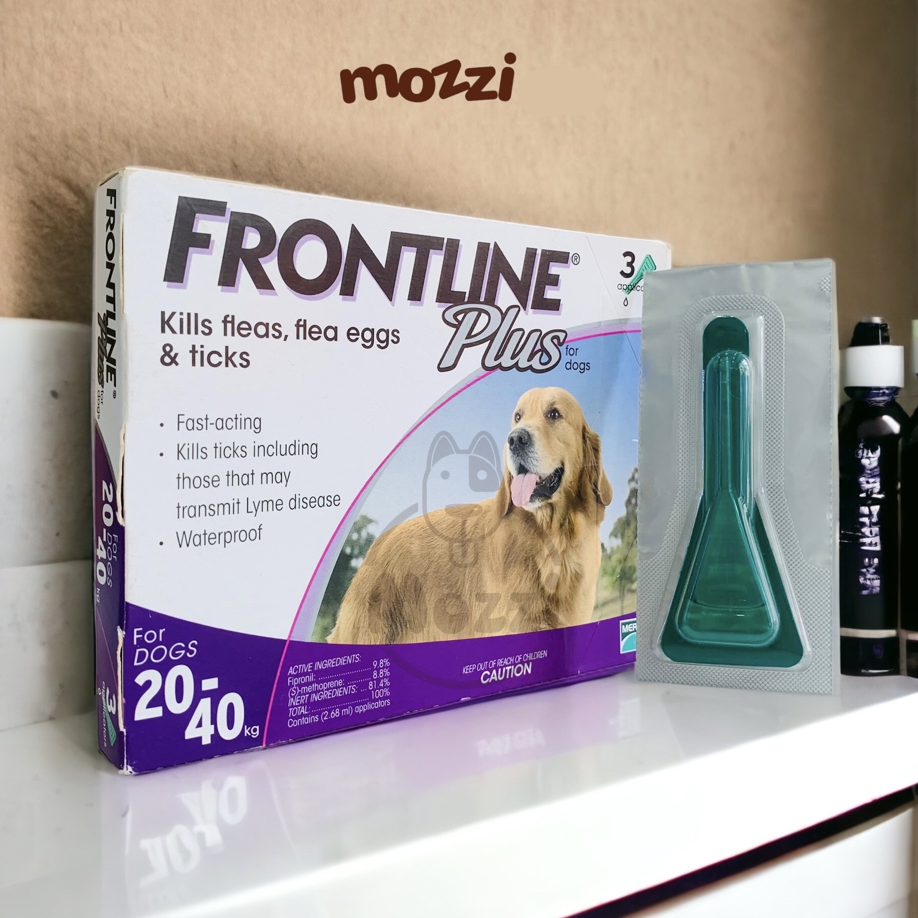 Nhỏ gáy trị ve rận bọ chét Frontline Plus cho chó