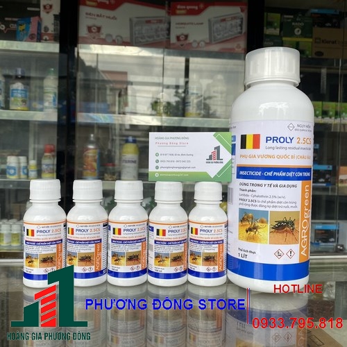 Thuốc diệt ruồi muỗi và côn trùng PROLY 2.5CS - 100ML
