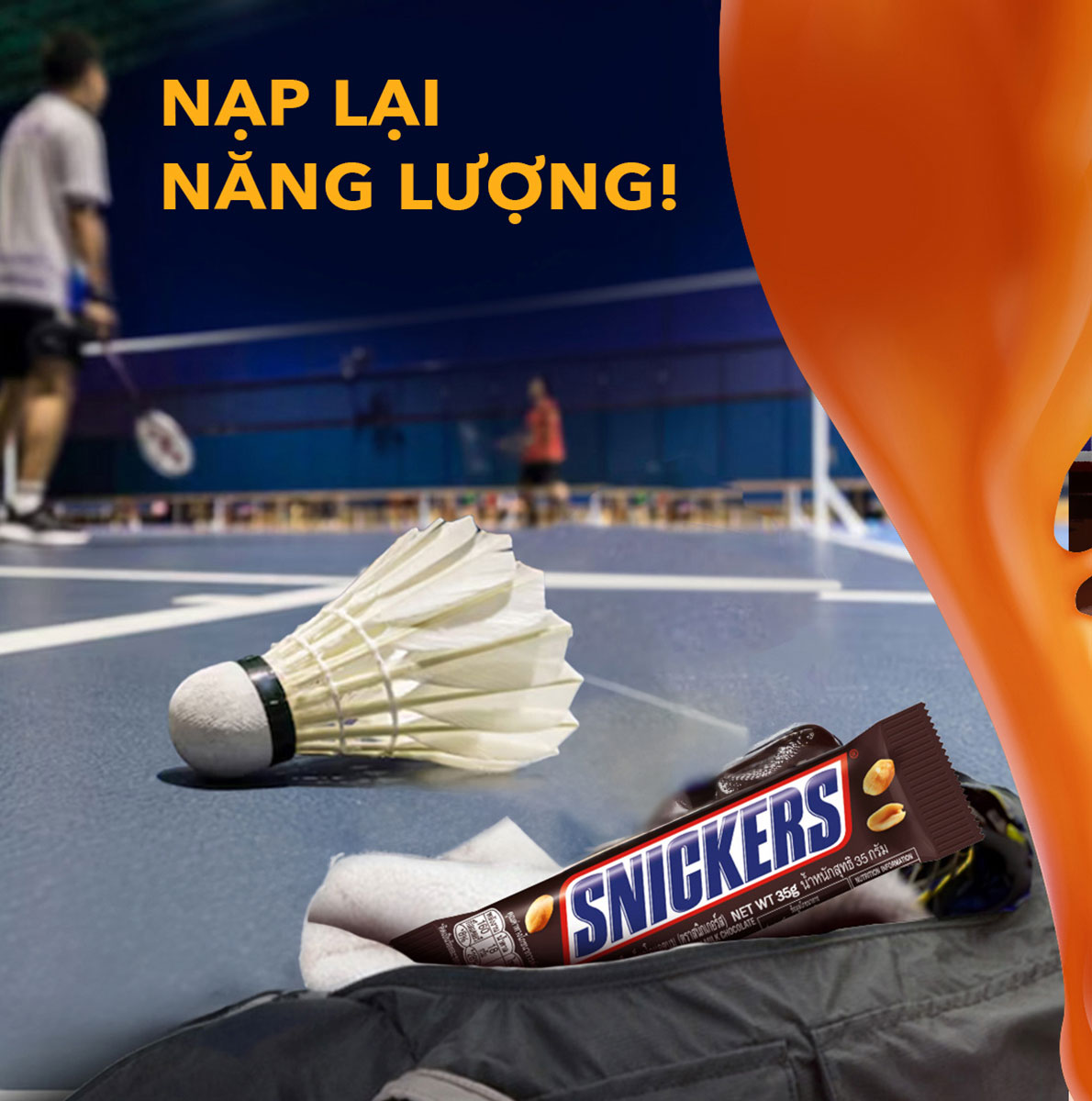 Kẹo Sô Cô La Snickers Đậu Phộng thanh 35g