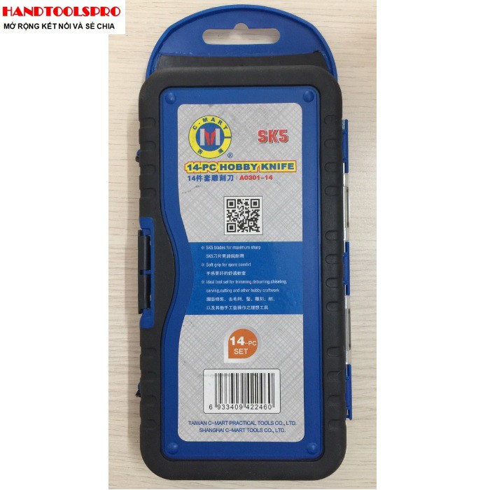 Bộ dao đa năng 14 chi tiết A0301 C-MART