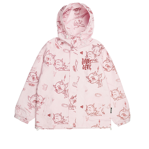 Áo khoác Davies nam nữ DSS Jacket D Devil SS2 - Pink - S