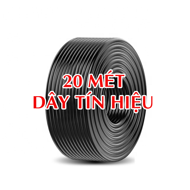 20M DÂY TÍN HIỆU MỀM 2 LÕI CÓ LƯỚI CHỐNG NHIỄU (DÂY TÍN HIỆU - DÂY TÍN HIỆU DMX)
