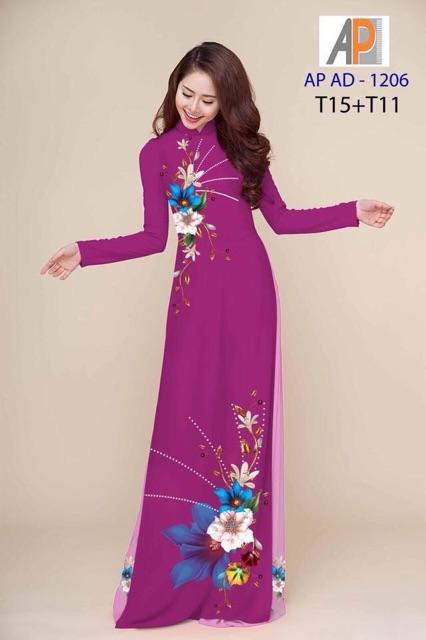 Vải áo dài in hoa