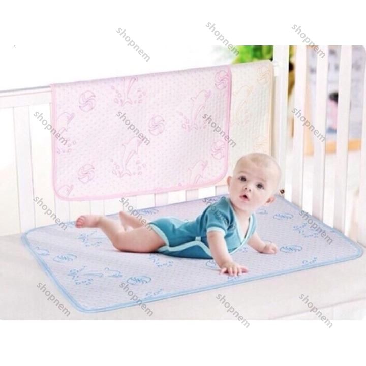 Tấm lót chống thấm 4 lớp kích thước lớn bé trai bé gái