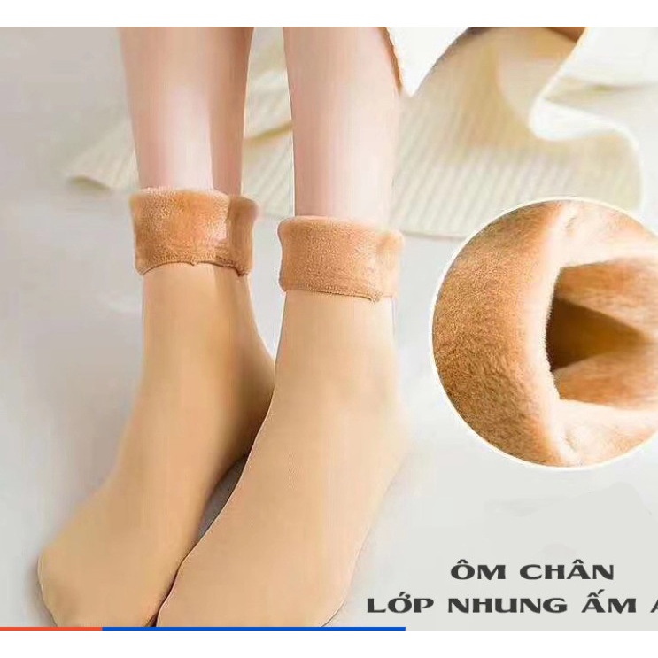 Quần tất bầu lót lông giữ nhiệt cho mẹ bầu - Mùa đông không lạnh