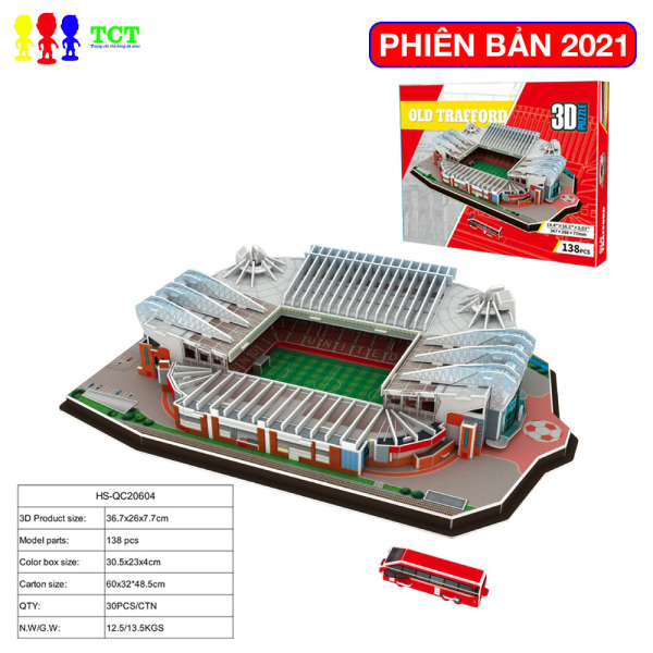 [BẢN 2021] Mô hình sân vận động bóng đá Old Trafford (MU)