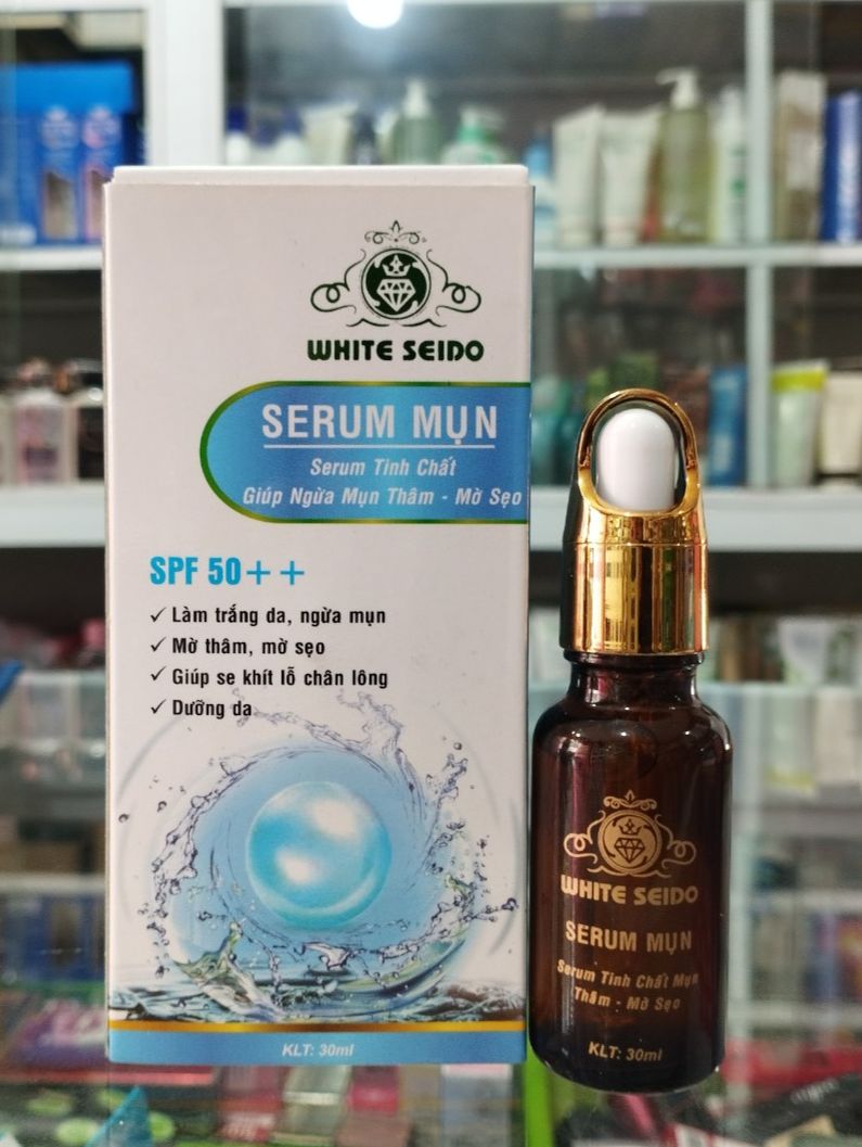 Serum White Seido Giảm Mụn ,Mờ Sẹo Thâm  20g
