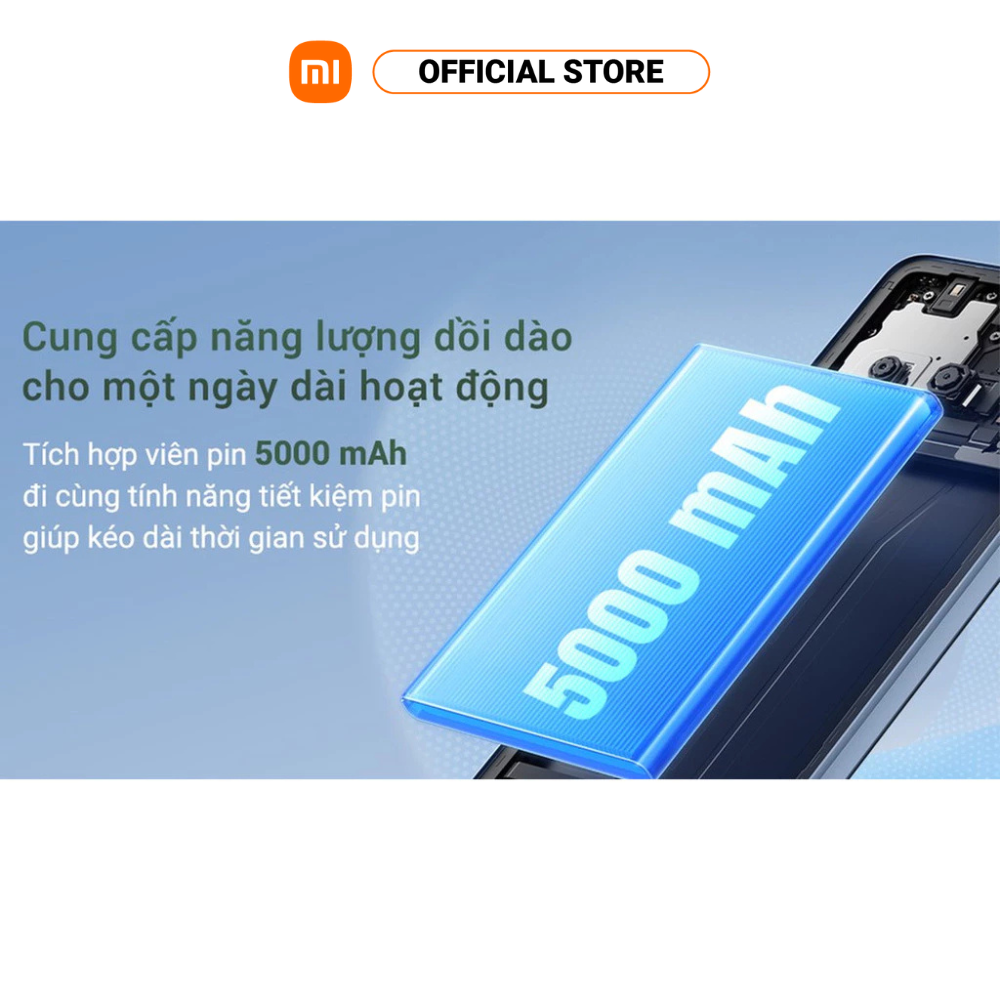 Điện thoại thông minh Xiaomi Redmi A3 (4+128GB) | Màn hình LCD 6,71" 90Hz | MediaTek HelioG36 | Pin 5000mAh