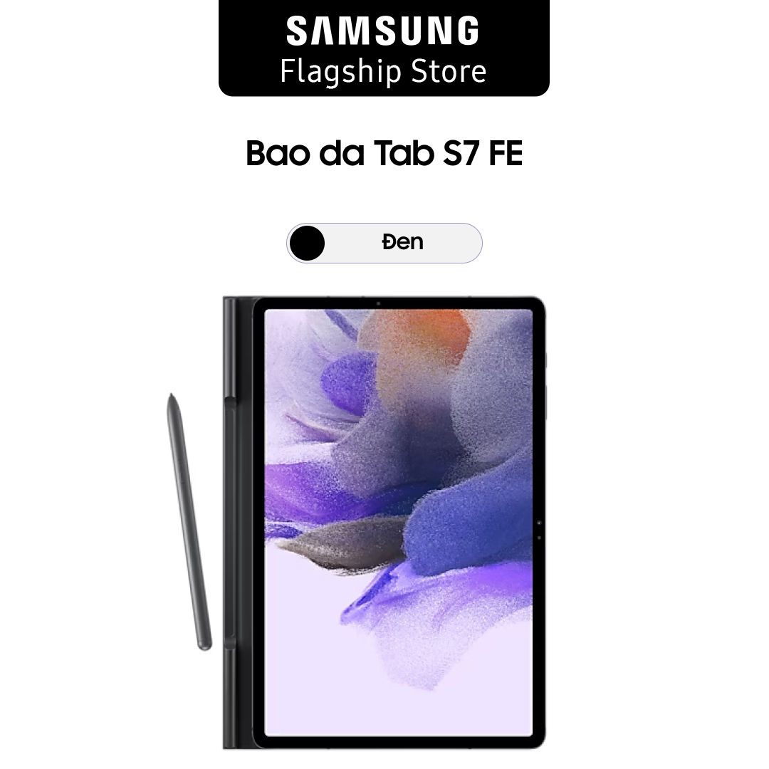Bao da Samsung Galaxy Tab S7 FE (Màu Đen)