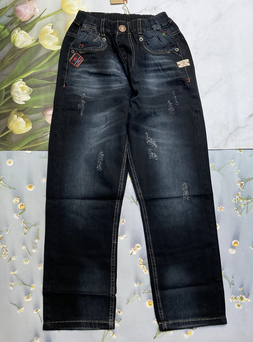 QUẦN JEAN DÀI CHO BÉ TRAI SIZE TỪ 29-44kg MỀM MỊN CO GIÃN - QT94