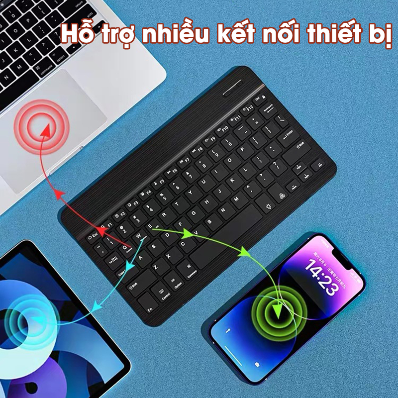 Bàn Phím Bluetooth3.0 Mini Không Dây Kèm