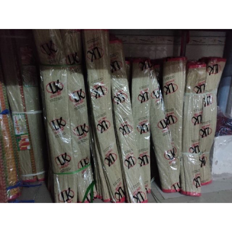 Chiếu lác trắng 8tất-1m6 trắng viền