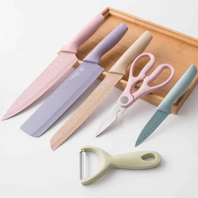 Bộ dụng cụ làm bếp lúa mạch 6 món Kitchen sang trọng
