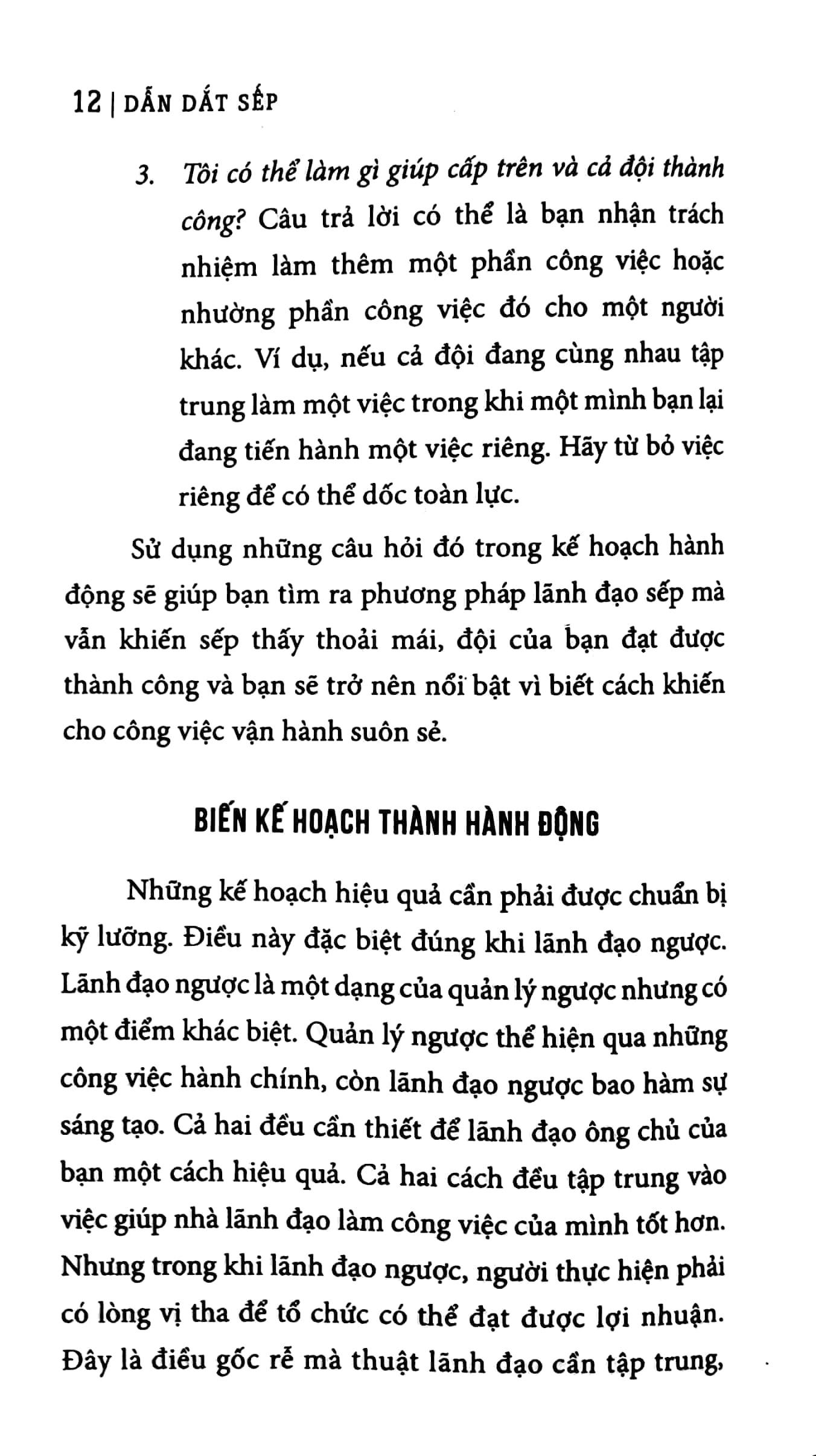 Sách - Dẫn dắt sếp (Tái bản)