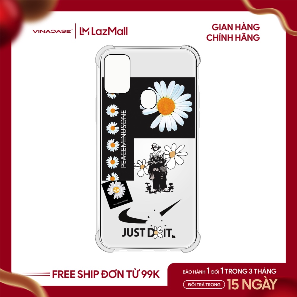 Ốp lưng Vina Case Samsung J730/A10/A50/M30S/A01/A20S/A31/M51/M31/A8 2018/A9 2018/..... Chống sốc trong in hình hoa cúc G Dragon Peaceminusone