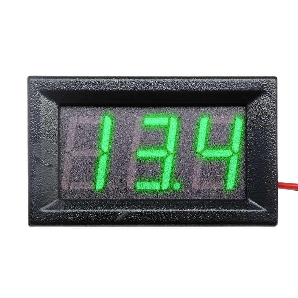 DM 0.56  DC4.5/4.7/5-30V Voltmeter LED Panel Three Digital Display Volt Voltage Meter