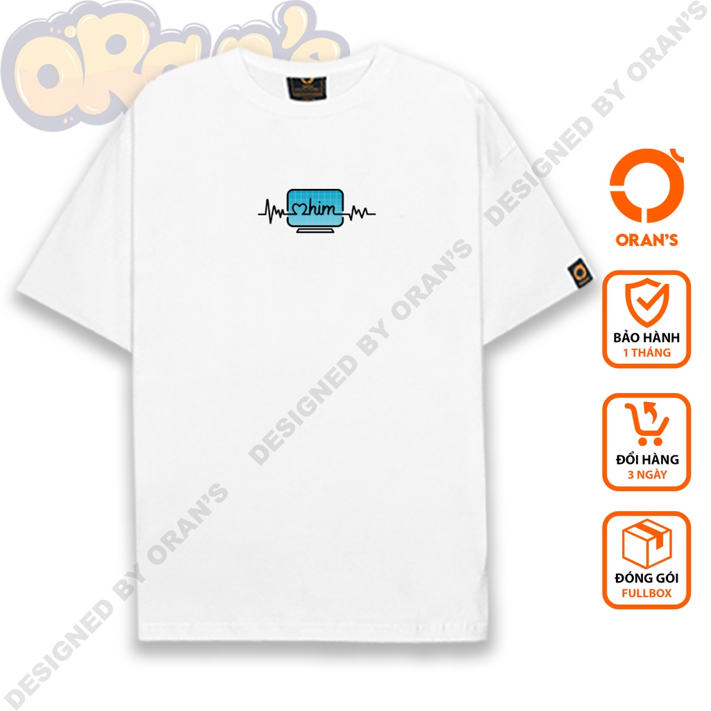 Áo đôi ORAN'S nhịp tim basic chất cotton 4C, FULLBOX - ORANS Valentine