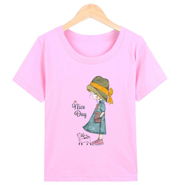 Áo Thun nữ in hình chất liệu polly cotton EWM1292 Thời Trang Elsa
