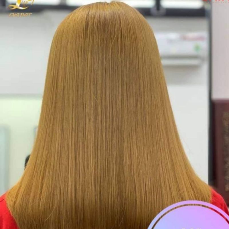 Thuốc nhuộm tóc màu vàng cát (kèm oxi và găng tay)