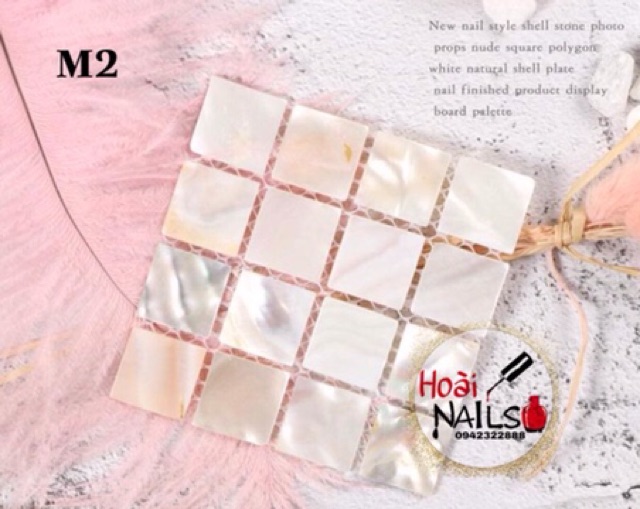 Khung chụp ảnh mẫu xà cừ Phụ kiện Nail