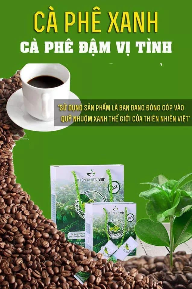 Cà phê xanh kháng mỡ giảm cân 30 gói/ hộp