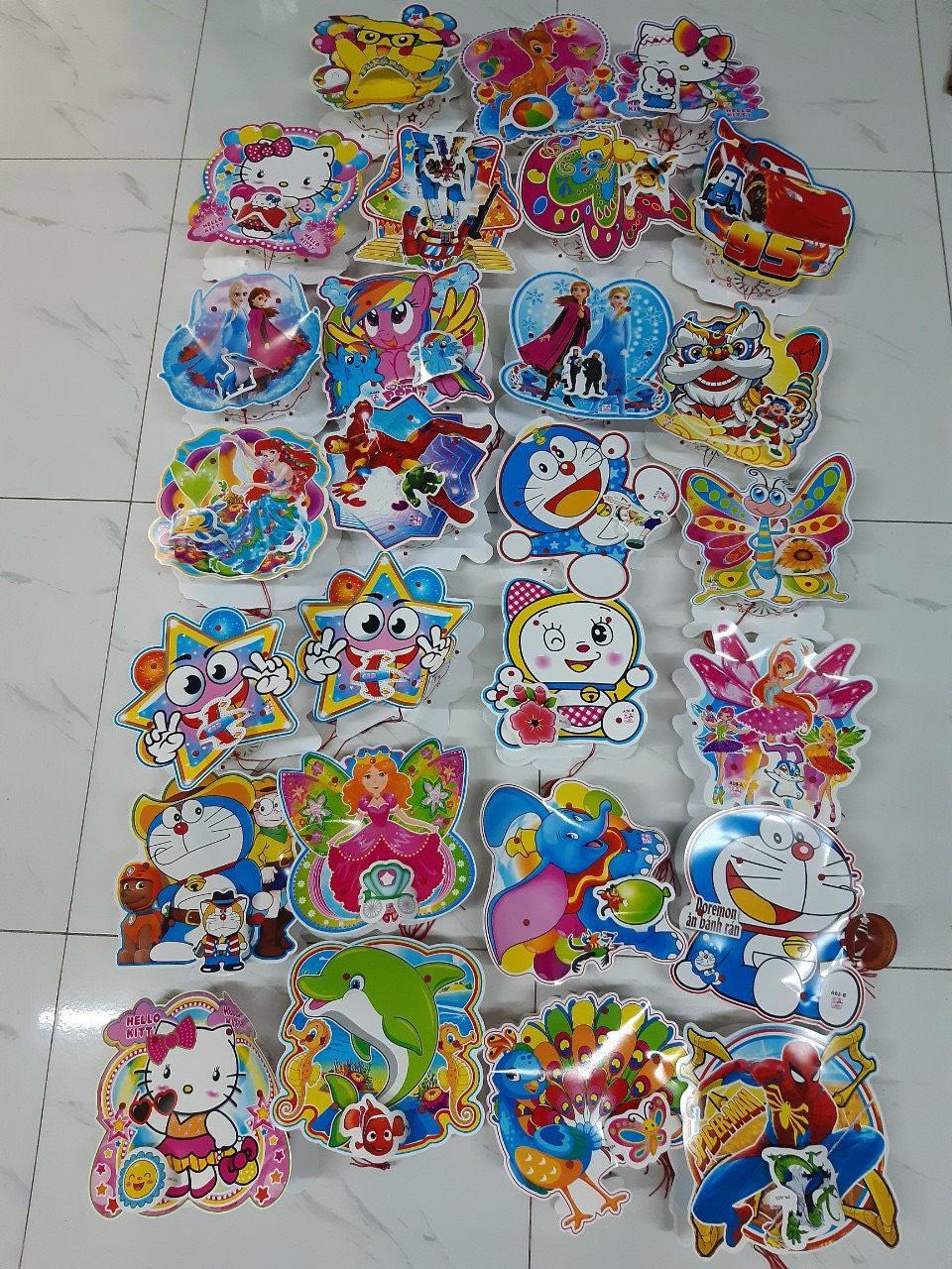 [HOT DEAL TRUNG THU] Đèn Trung Thu  [Tặng kèm PIN] đủ loại cho Bé -  [Không Nhạc - có Đèn Leb]