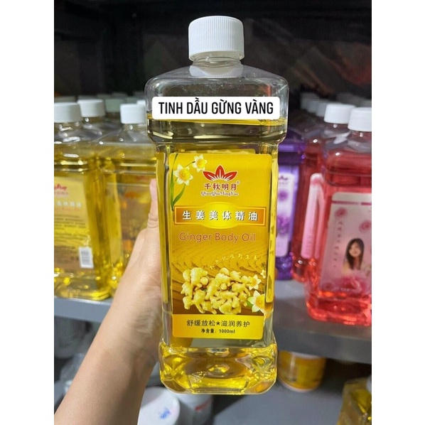 Tinh Dầu Gừng Massage Body 750ml