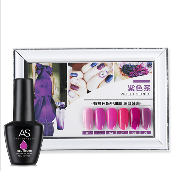 [HCM]Sơn gel AS - màu hồng tím mã VL
