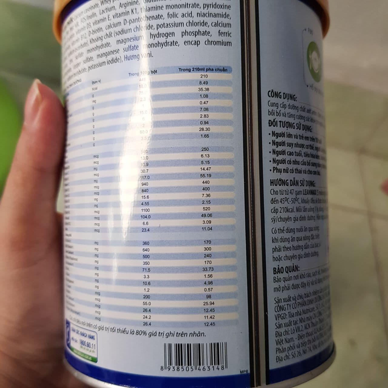 [HCM]Sữa leanmax adult