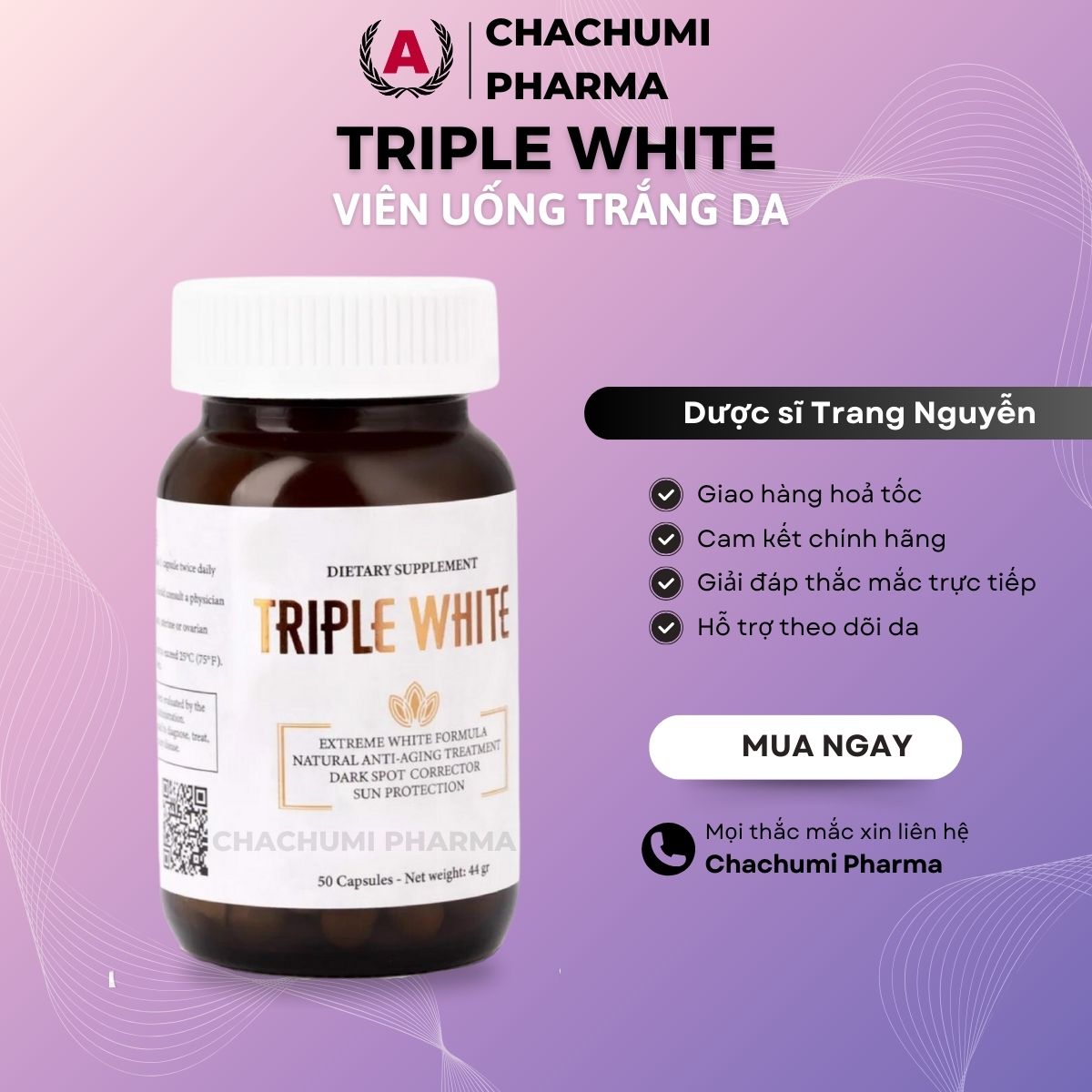 Triple White Trắng Da Và Chống Nắng