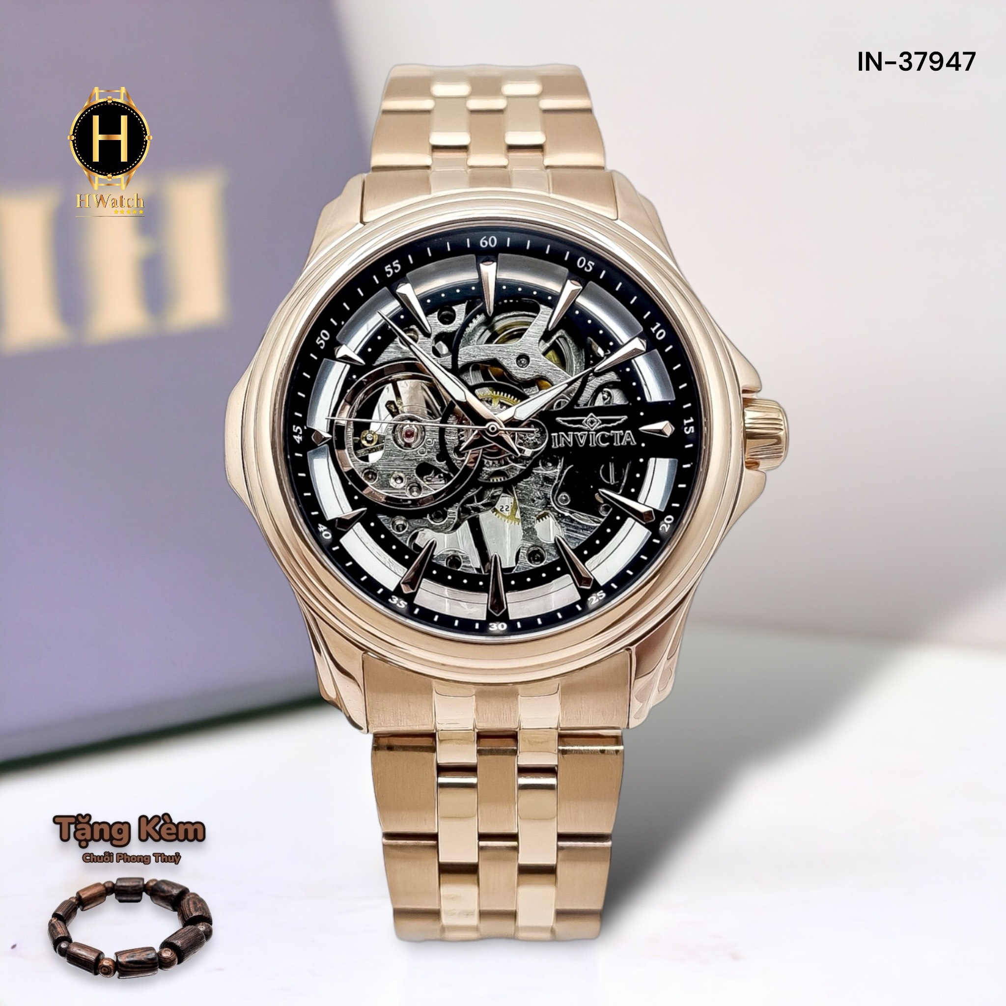 [Có sẵn] [Chính hãng] Đồng Hồ Nam Invicta Automatic IN-37947 Vintage