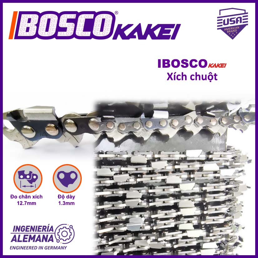 XÍCH CHUỘT BOSCO KAKEI ( dành cho các loại máy bãi)